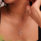 Aadhya Pearl Halo Pendant