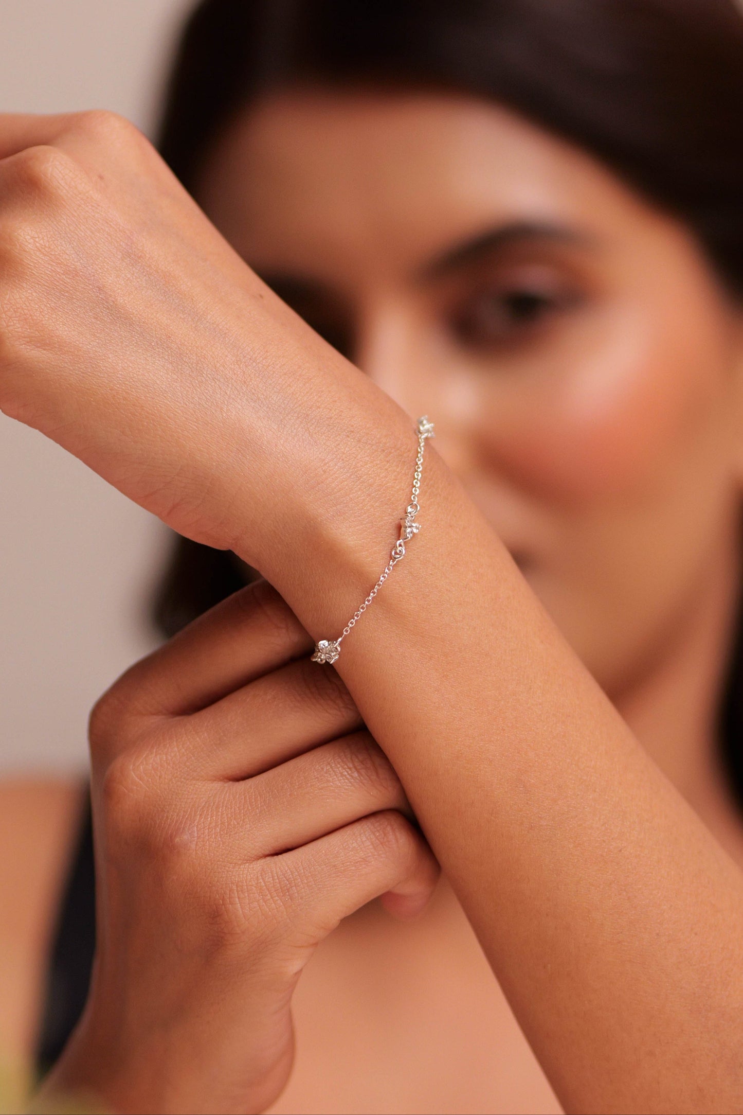 Aadhya Trio Charm Bracelet