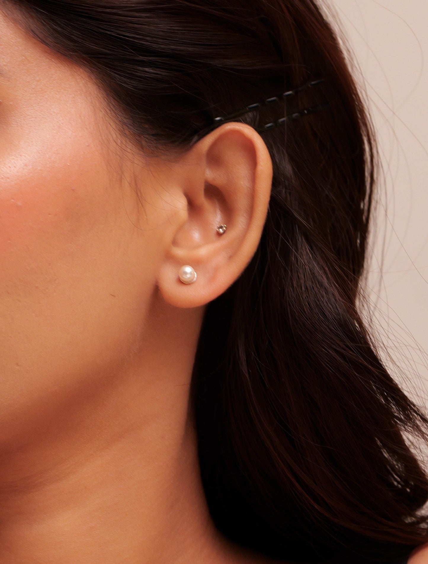 Swarovski Pearl Stud