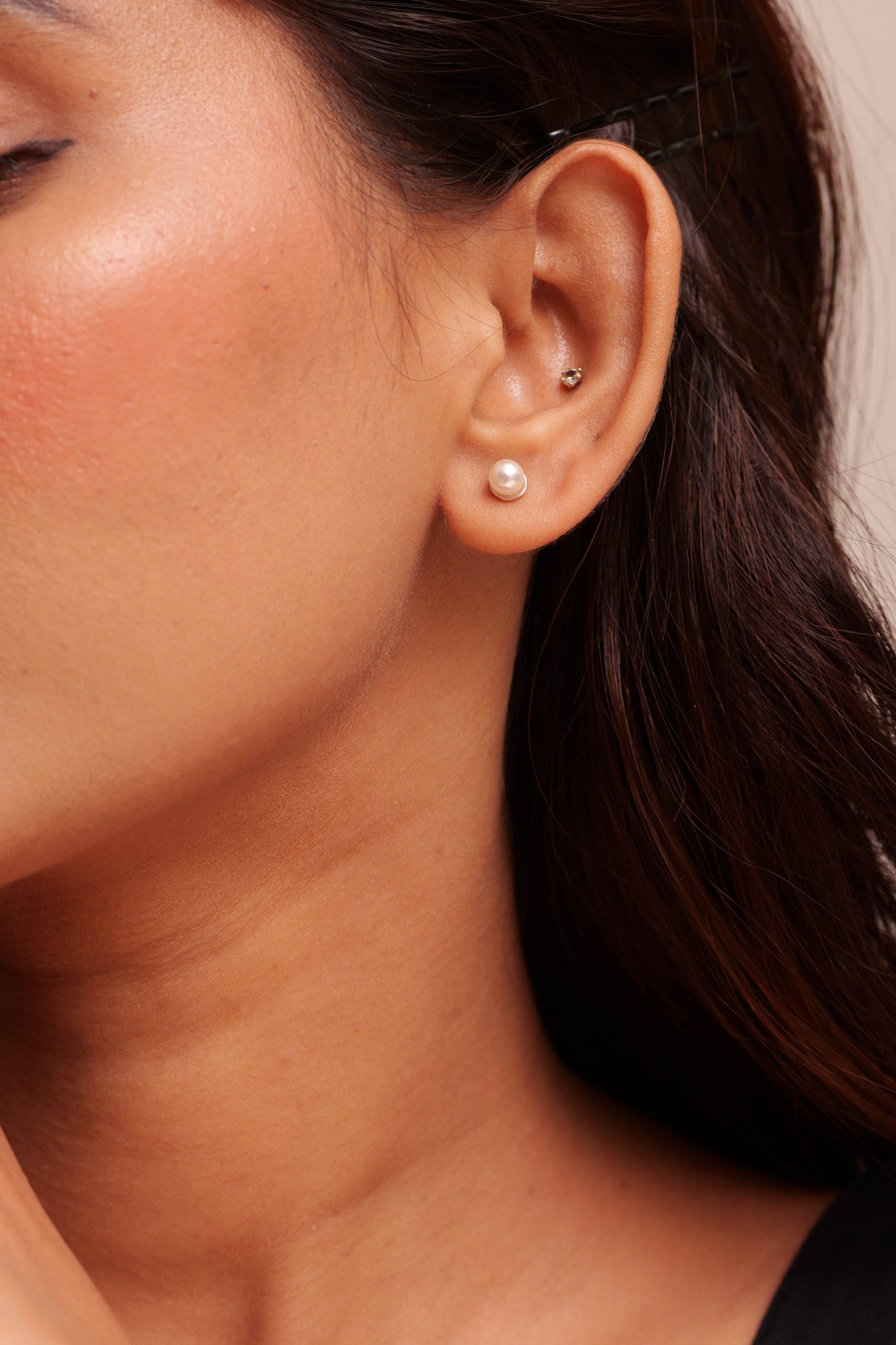 Swarovski Pearl Stud