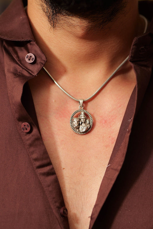 Lord Shiva Nandi Divine Pendant