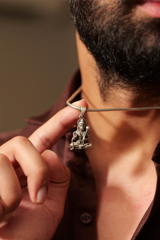 Anjaneya Blessings Hanuman Ji Pendant