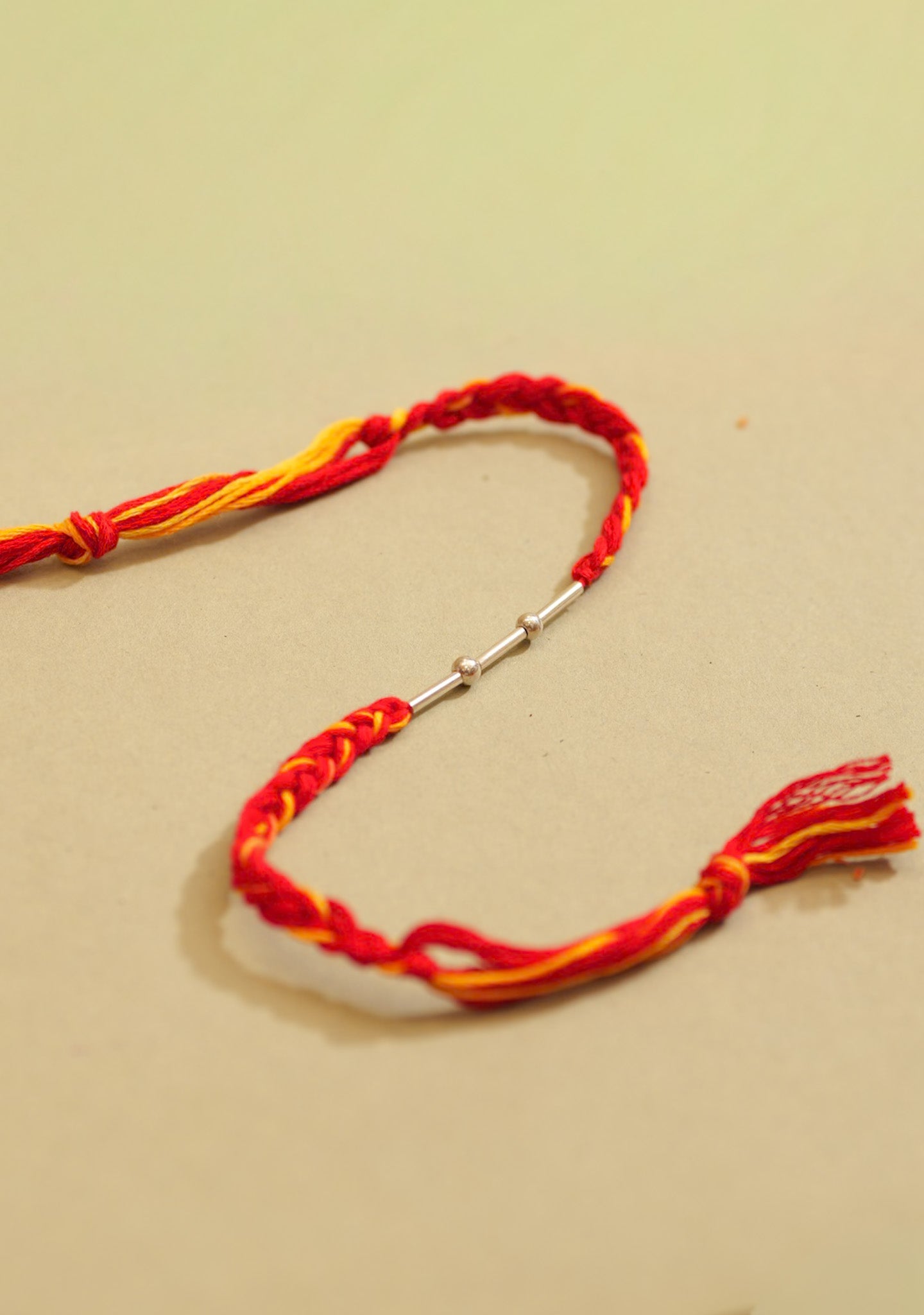 Aadhya Twin Bead Thread Rakhi