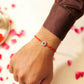 Aadhya Green Floral Rakhi