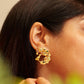 Navratna Bloom Bird Hoop Earring