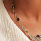 Peacock Bloom Navratna Necklace Set