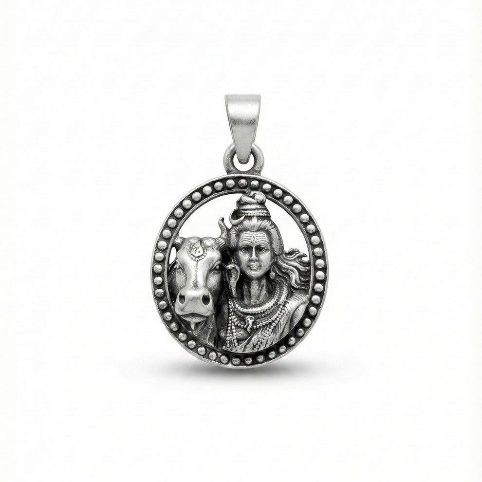 Lord Shiva Nandi Divine Pendant