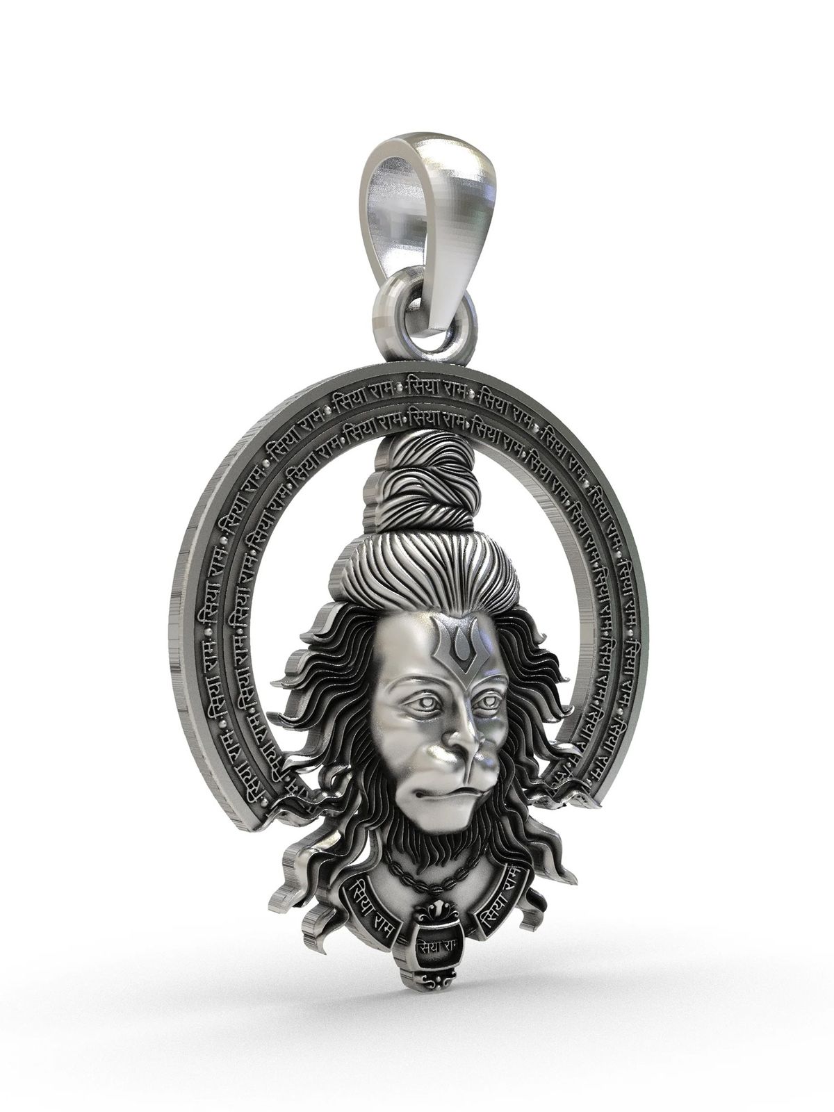 Jai Hanuman Divine Pendant