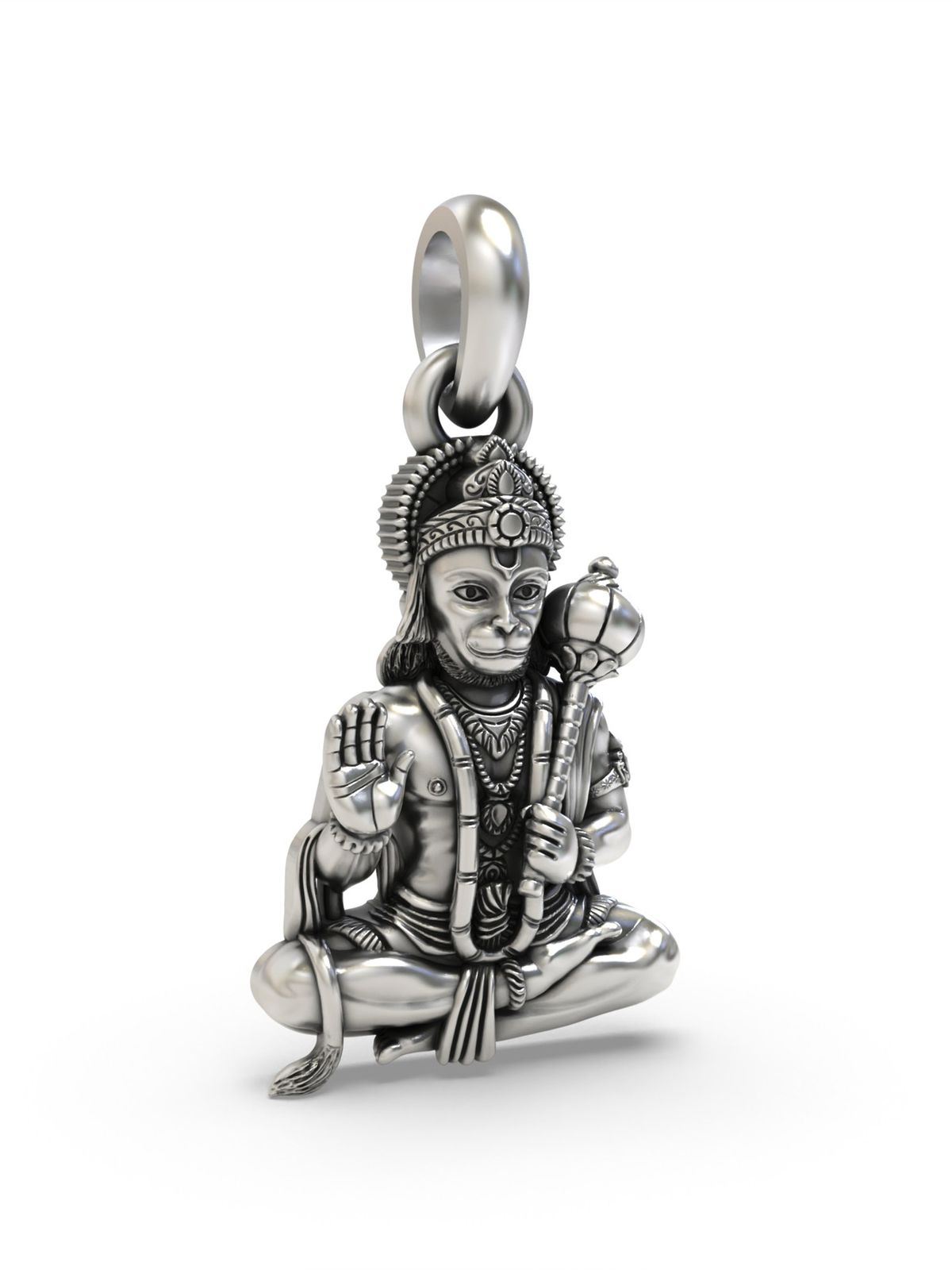 Anjaneya Blessings Hanuman Ji Pendant