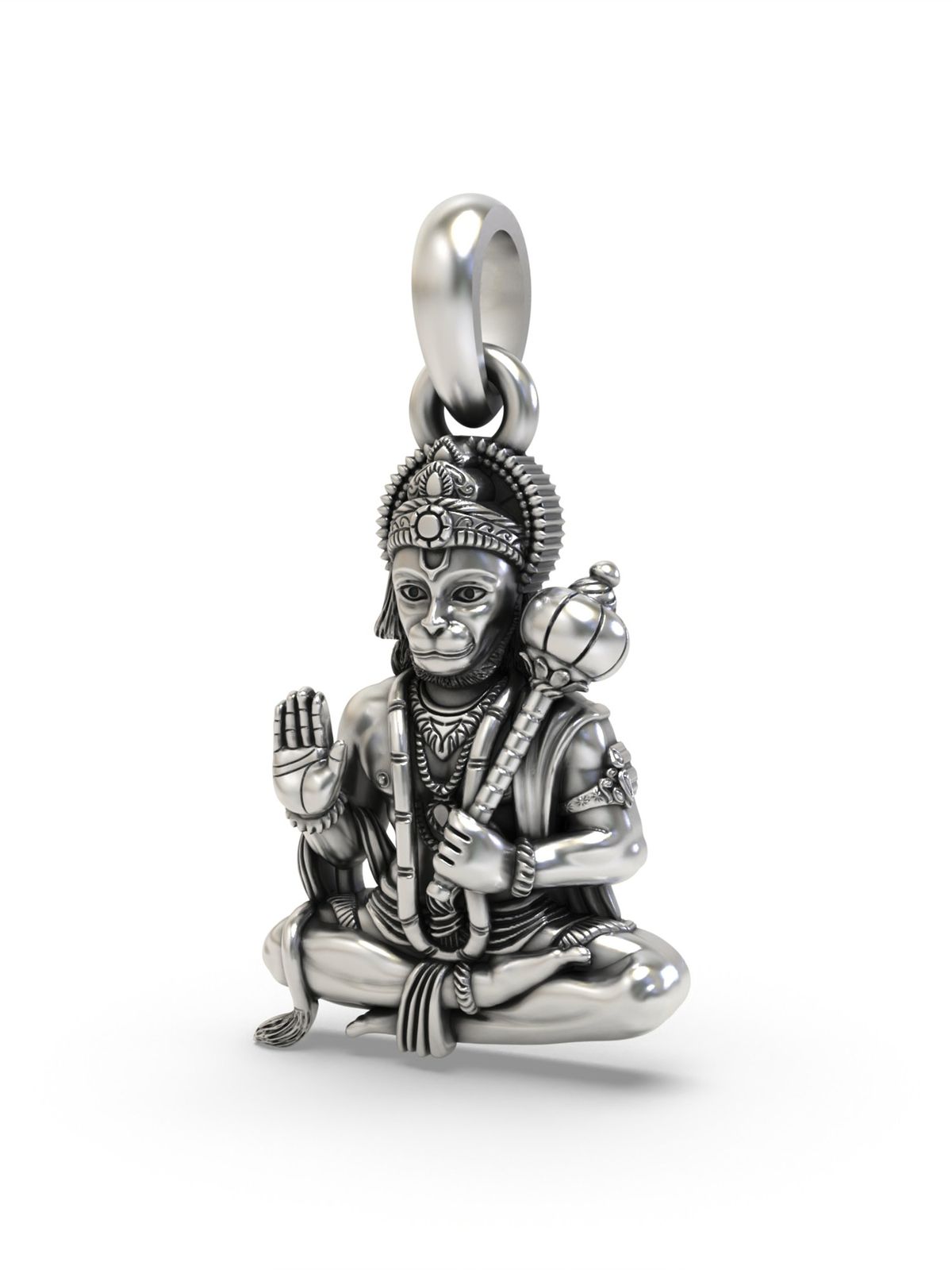 Anjaneya Blessings Hanuman Ji Pendant