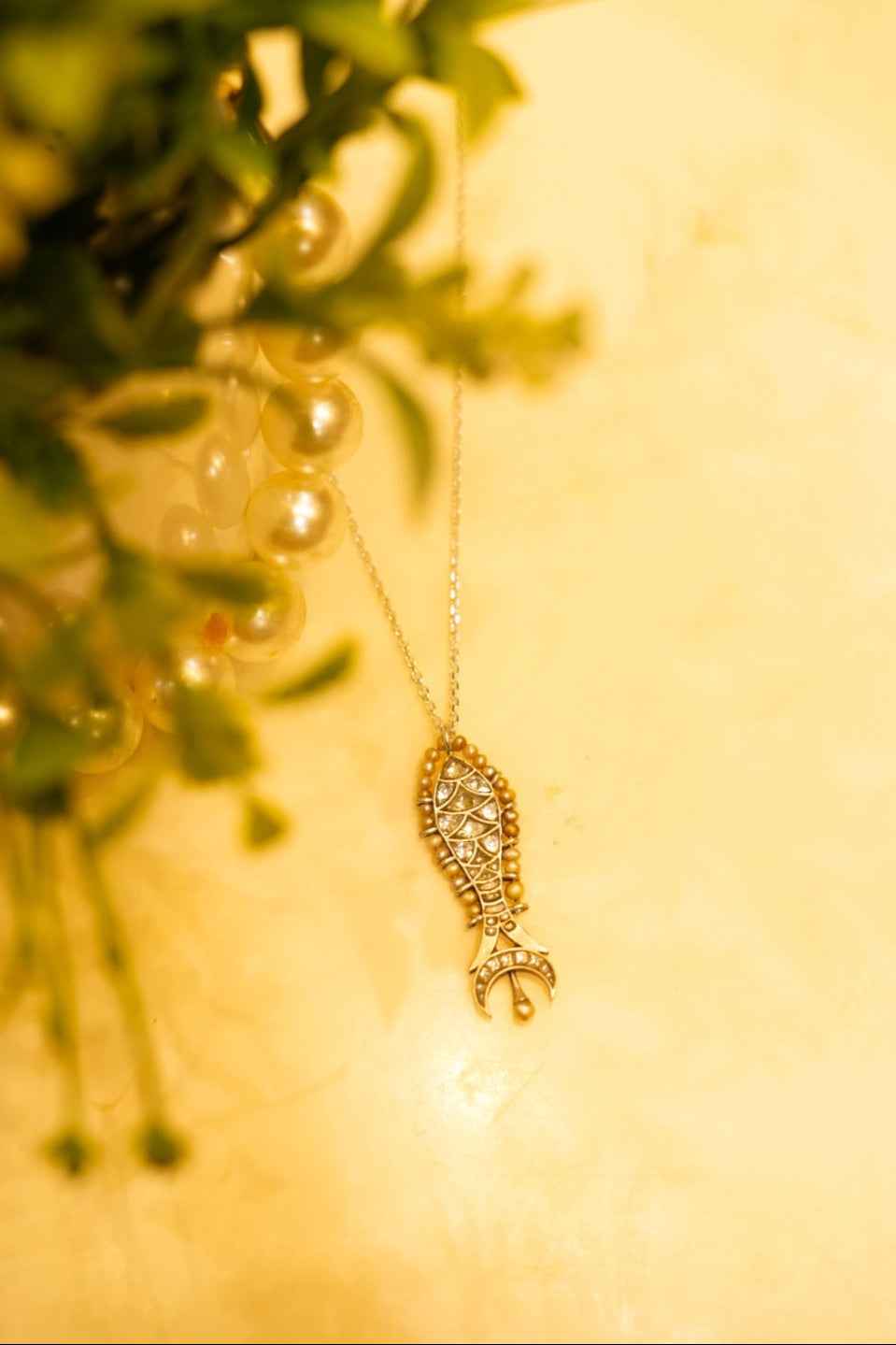 Lustre Matsya Pearl Grace Necklace Set